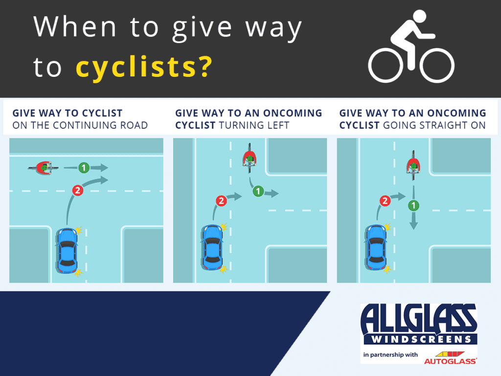 Summer Driving Giving way to cyclists