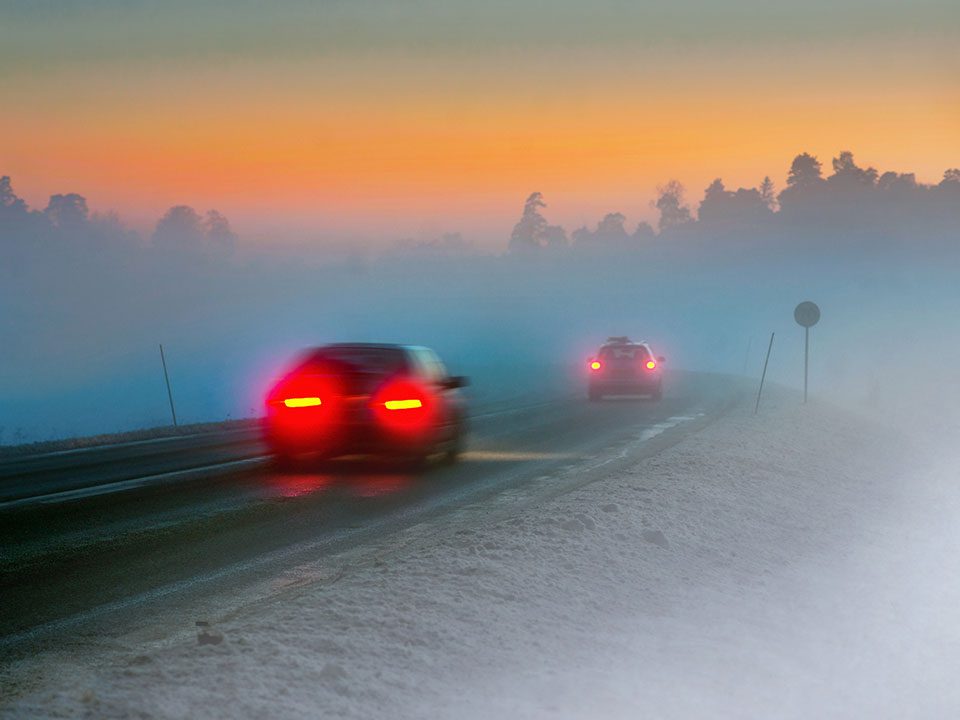 Safe Driving in Fog